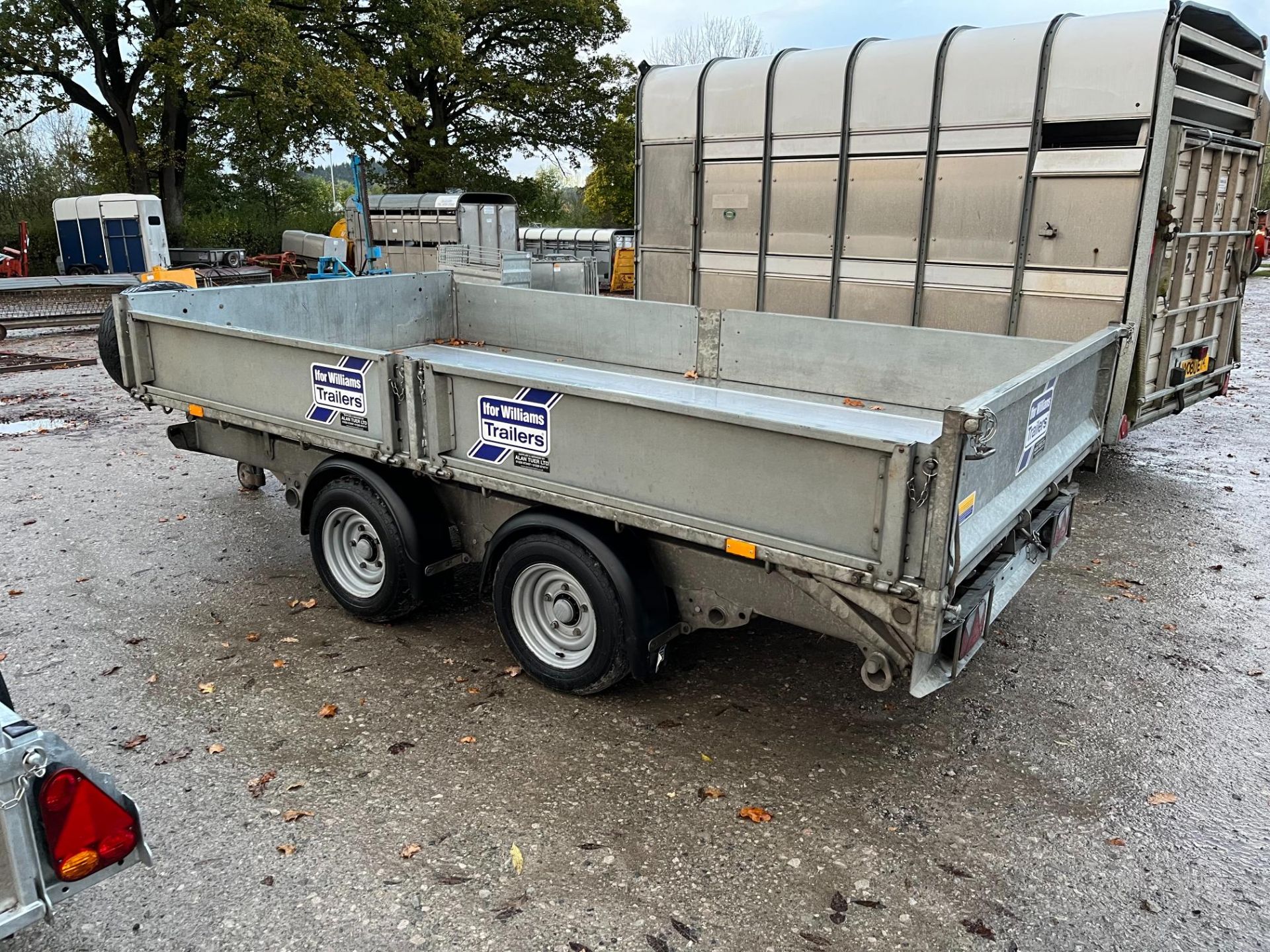 IW tipping trailer c/wcontrol box 12ftx6ft6" - Image 2 of 3