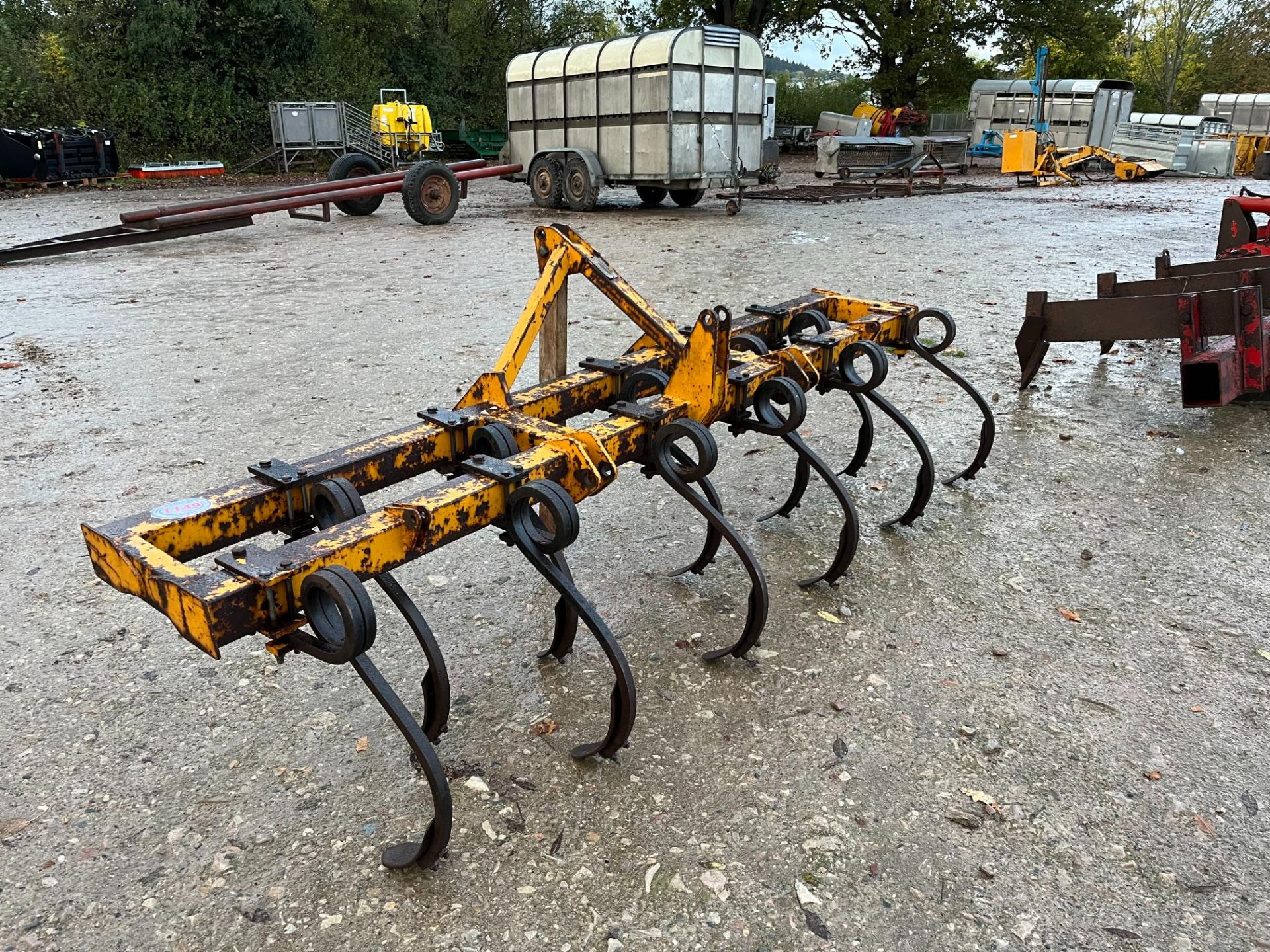 spring tyre cultivator 10ft - Image 2 of 2