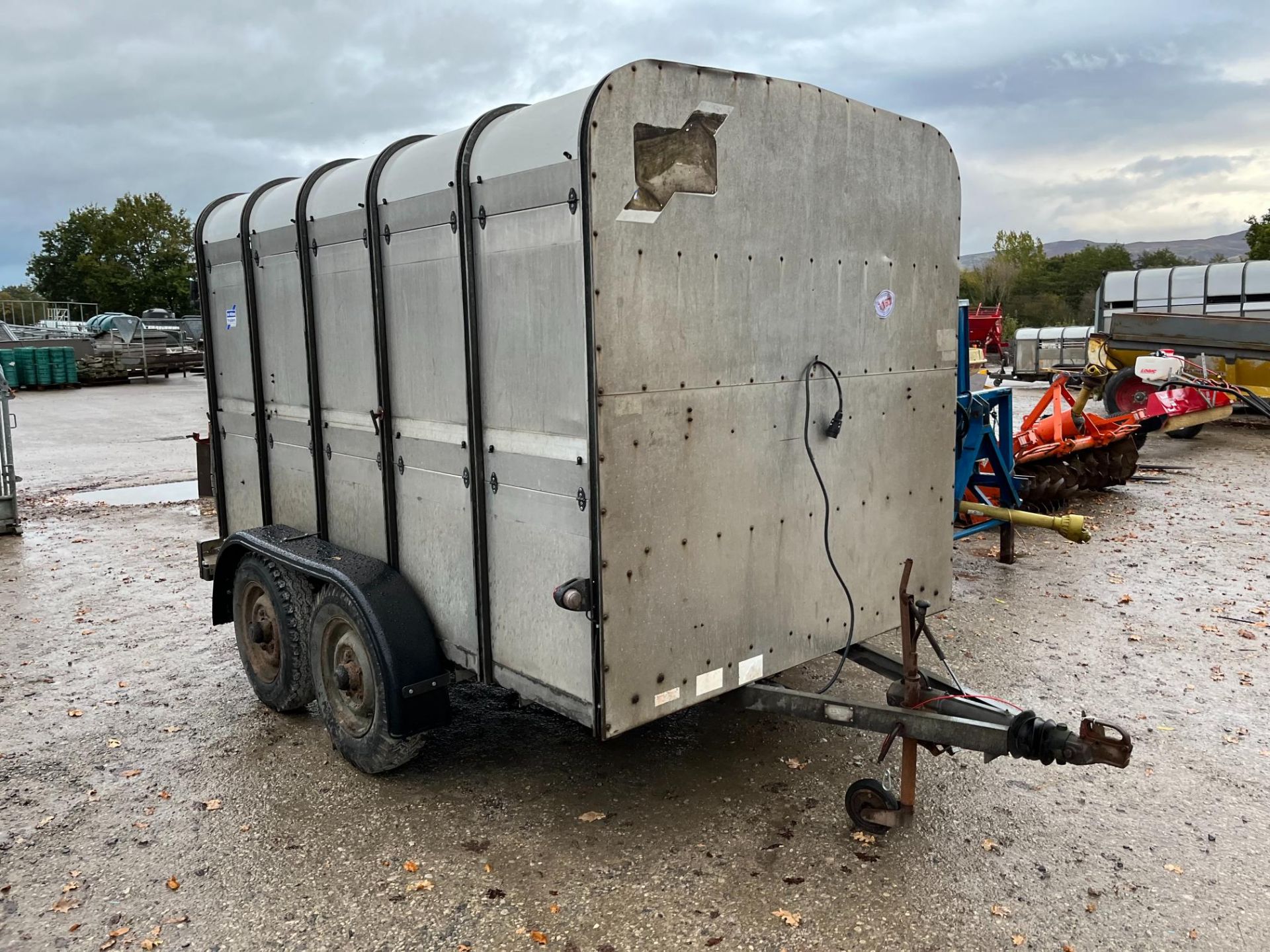 IW 10 ft livestock trailer c/w Decks - Image 3 of 3