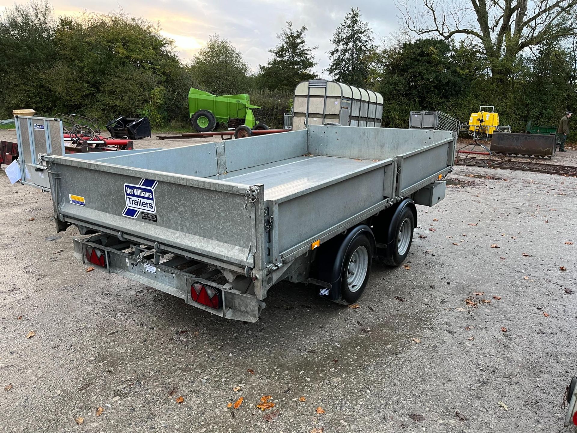 IW tipping trailer c/wcontrol box 12ftx6ft6" - Image 3 of 3