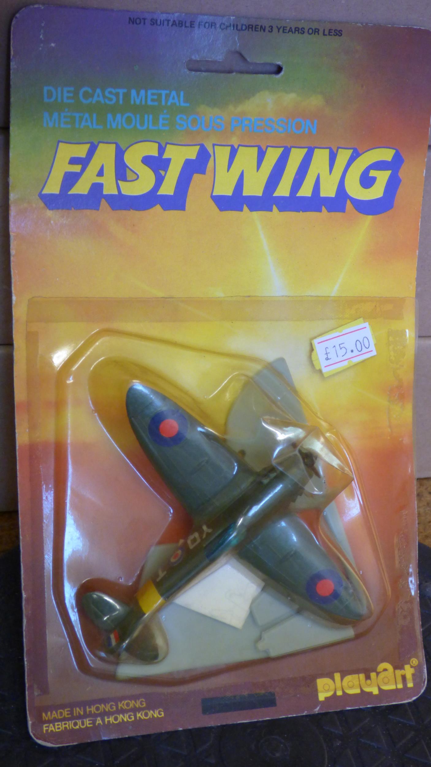 Playart Fast Wing Die Cast Spitfire