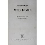 Hitler, Adolf, "Mein Kampf", zwei Bücher, jeweils zwei Bände in einem Band, Kriegsausgaben, als