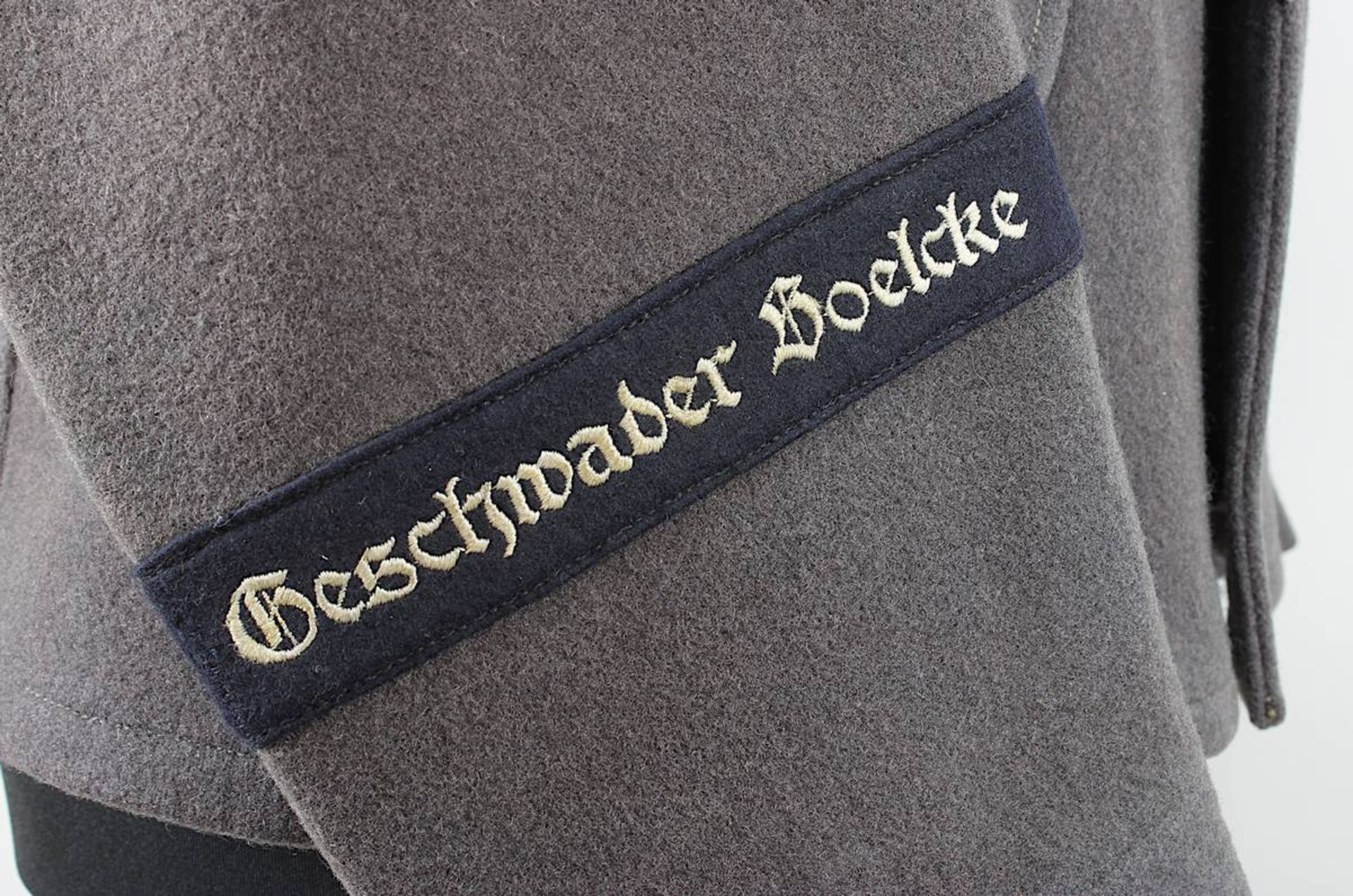 Fliegerbluse eines Unteroffiziers der Luftwaffe, Geschwader Boelcke, Deutsches Reich 1933-45, - Bild 5 aus 9