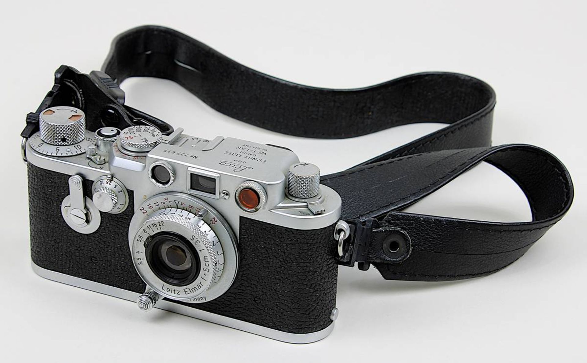 Leica III F, Messsucherkamera, Ernst Leitz Wetzlar, um 1950/60er Jahre, Nr. 727617, Kleinbildfilm,