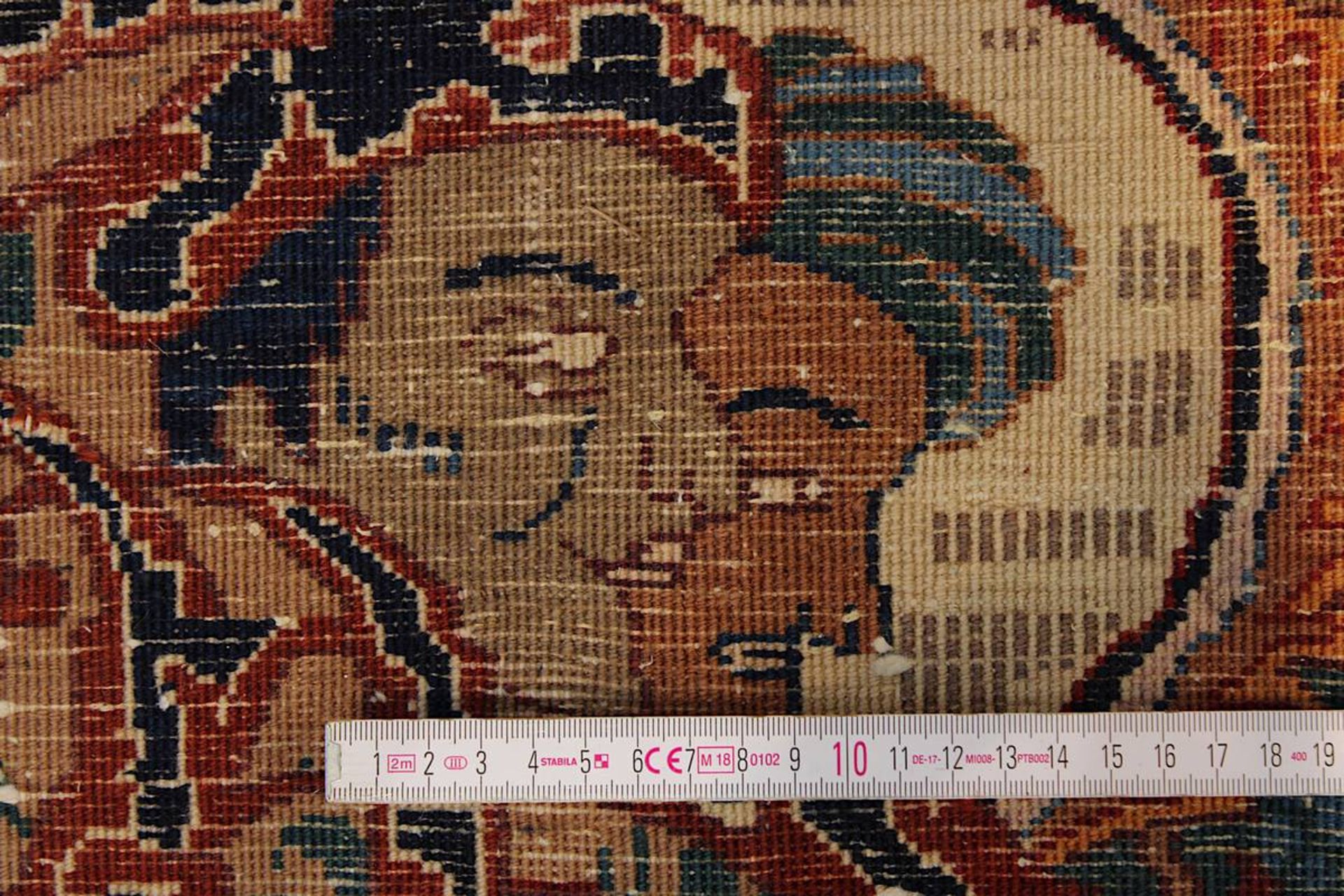 Ausgefallener großer Kaschmar-Teppich, Persien 2. H. 20. Jh., aufwendig gearbeitet, sehr gute - Bild 14 aus 15