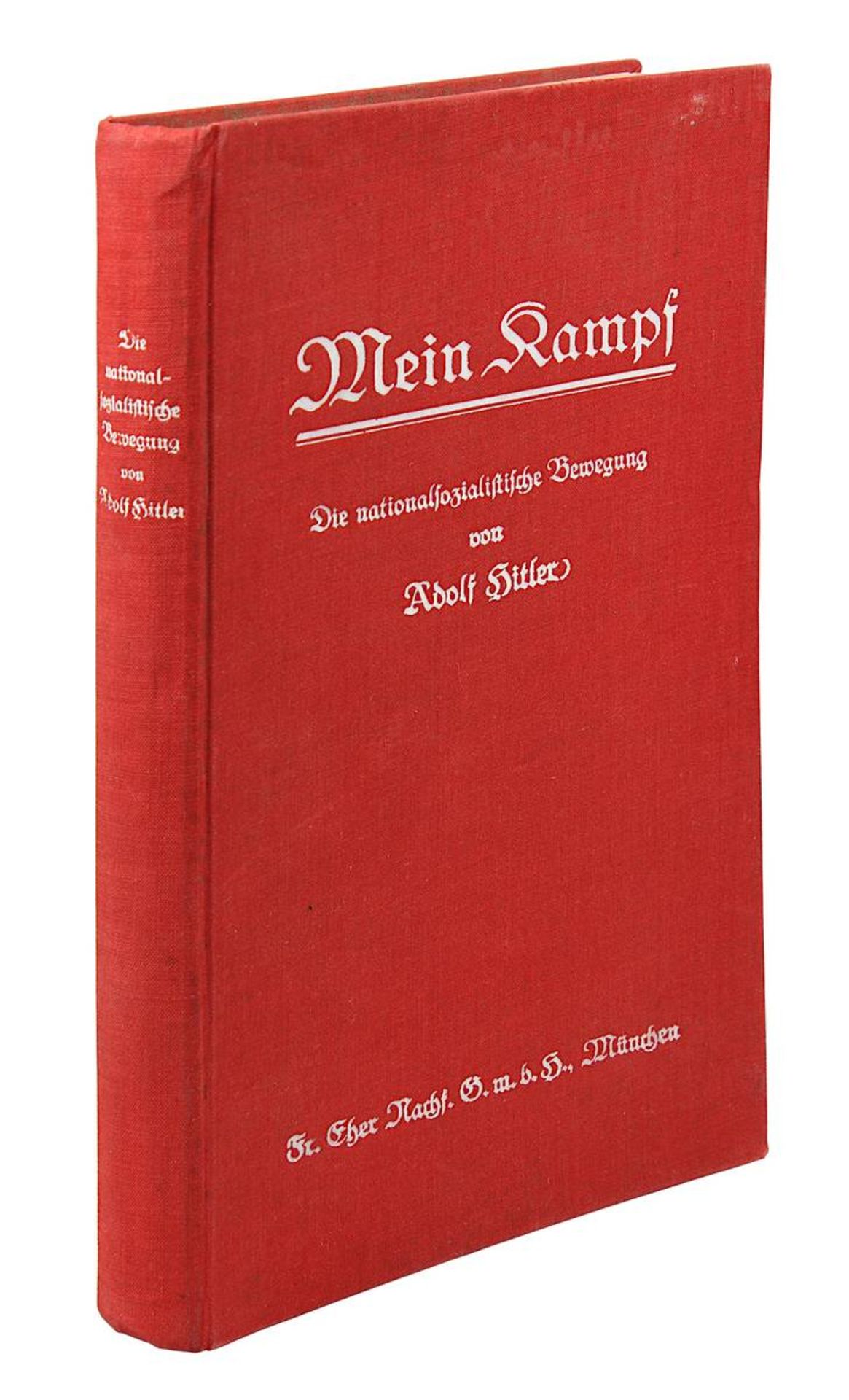 Hitler, Adolf, "Mein Kampf", 2. Band, Die Nationalsozialistische Bewegung, 2. Aufl. 1929, Verlag - Bild 2 aus 2