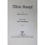Hitler, Adolf, "Mein Kampf", zwei Bände, 4. Aufl. 1939, Zentralverlag der NSDAP, Franz Eher