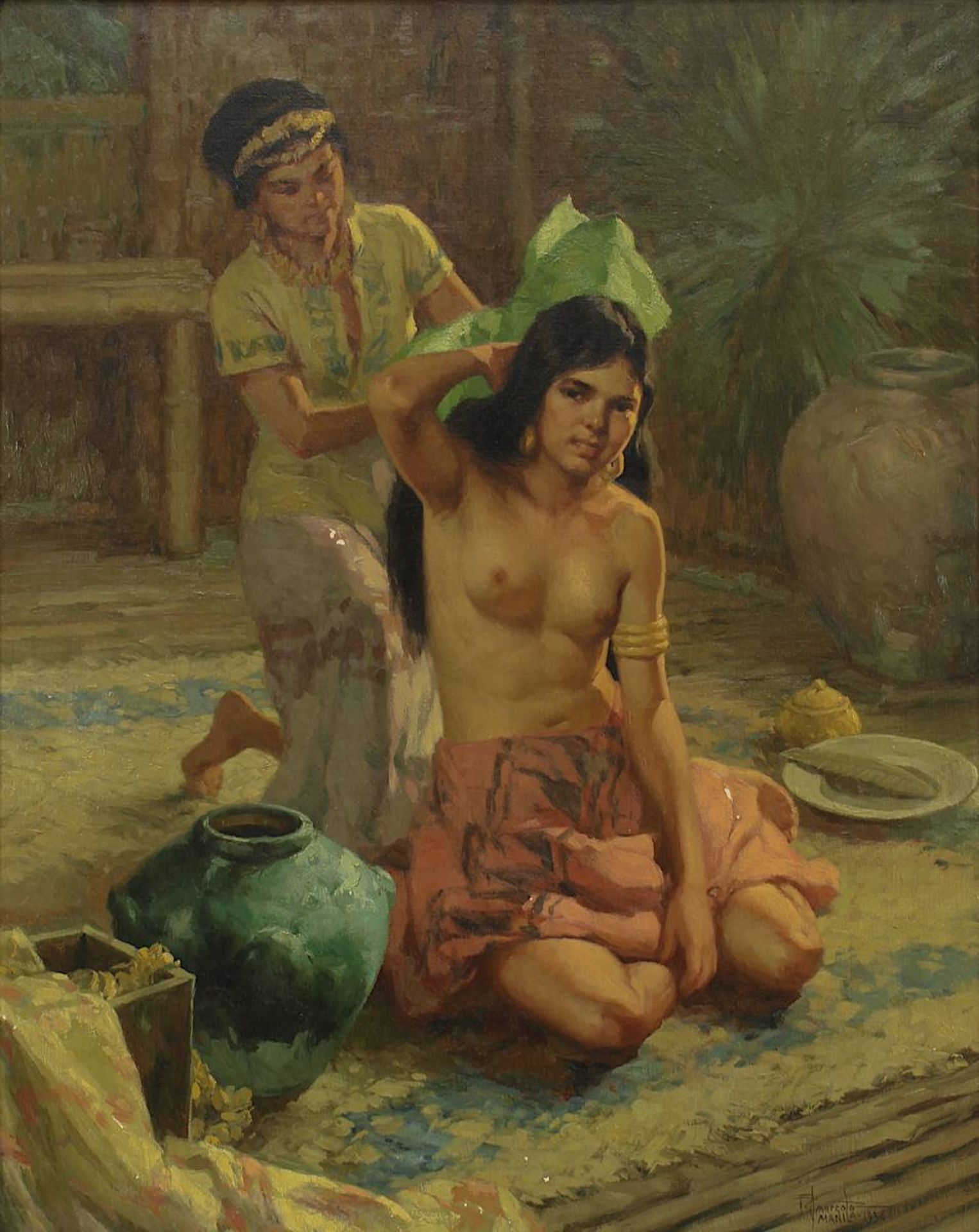 Amorsolo, Fernando Cueto (auch Fernando Armorsolo y Cueto, Paco/Manila 1892 - 1972 Quezon City), - Bild 2 aus 4