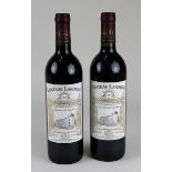 Zwei Flaschen 1997er Château Laroque, Saint-Emilion Grand Cru Classé, Saint-Christophe des Bardes,