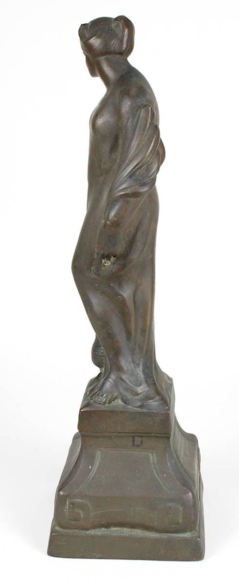 Georg Schreyögg (Aitrang 1870 - 1934 München), Bronzefigur, nach Barbara-Denkmal in Koblenz, - Image 2 of 5