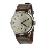 IWC Herren-Armbanduhr, Schaffhausen 1950er Jahre, im Werk gestempelt Kaliber 83, auf Platine bez.