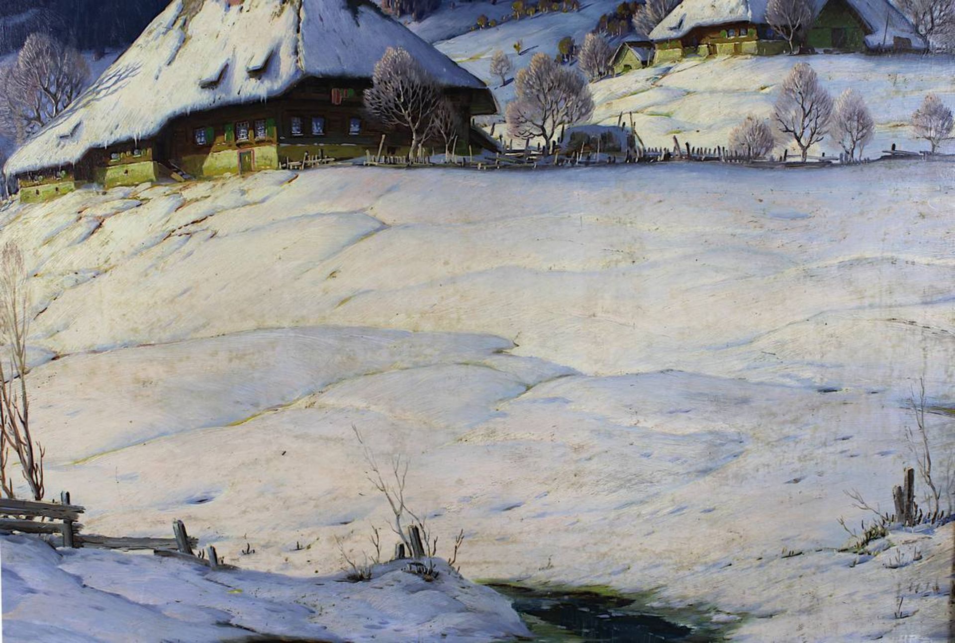 Hauptmann, Karl (Freiburg im Breisgau 1880 - 1947 Herzogenhorn/Geschwend), "Verschneites - Bild 8 aus 12