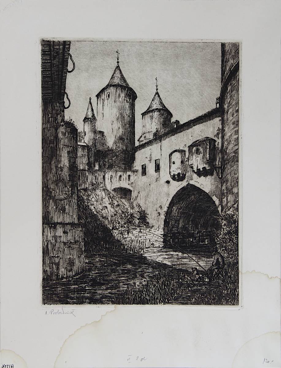 Wallenborn, Francois (Novéant/Metz 1899 - 1971 Saarbrücken), sieben Graphiken, meist Radierungen, - Image 4 of 8
