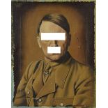 Boor, C (deutscher Maler), Deutsches Reich 1933 - 1945, Porträt Adolf Hitler als Schulterstück, Öl