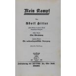 Hitler, Adolf "Mein Kampf", zwei Bände in einem Band, 474./478. Auflage 1939, Zentralverlag der