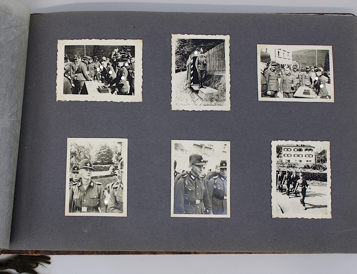 Photoalbum Reicharbeitsdienst, Deutsches Reich 1933 - 1945, mit ca. 160 Photos (2 eingeklebte - Image 7 of 12