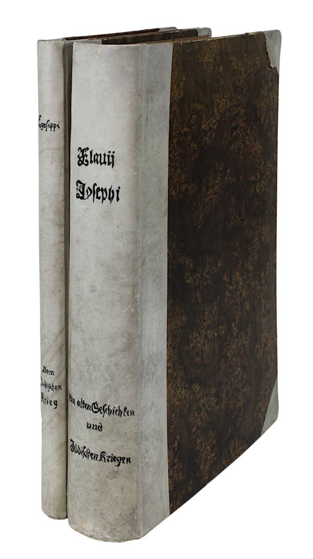 Flavius, Josephus, Von den Alten Geschichten und Von den Jüdischen Kriegen, 2 Bücher in 1 Band, wohl - Image 2 of 2