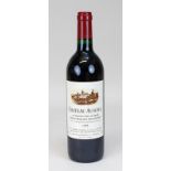 Eine Flasche 1993er Château Ausone, 1er Grand Cru Classé, Saint-Emilion Grand Cru, Mme J. Dubios-