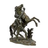 "Rossebändiger", Bronzefigur um 1900, nach dem Original von Nicolas Coustou (Lyon 1658 - 1733