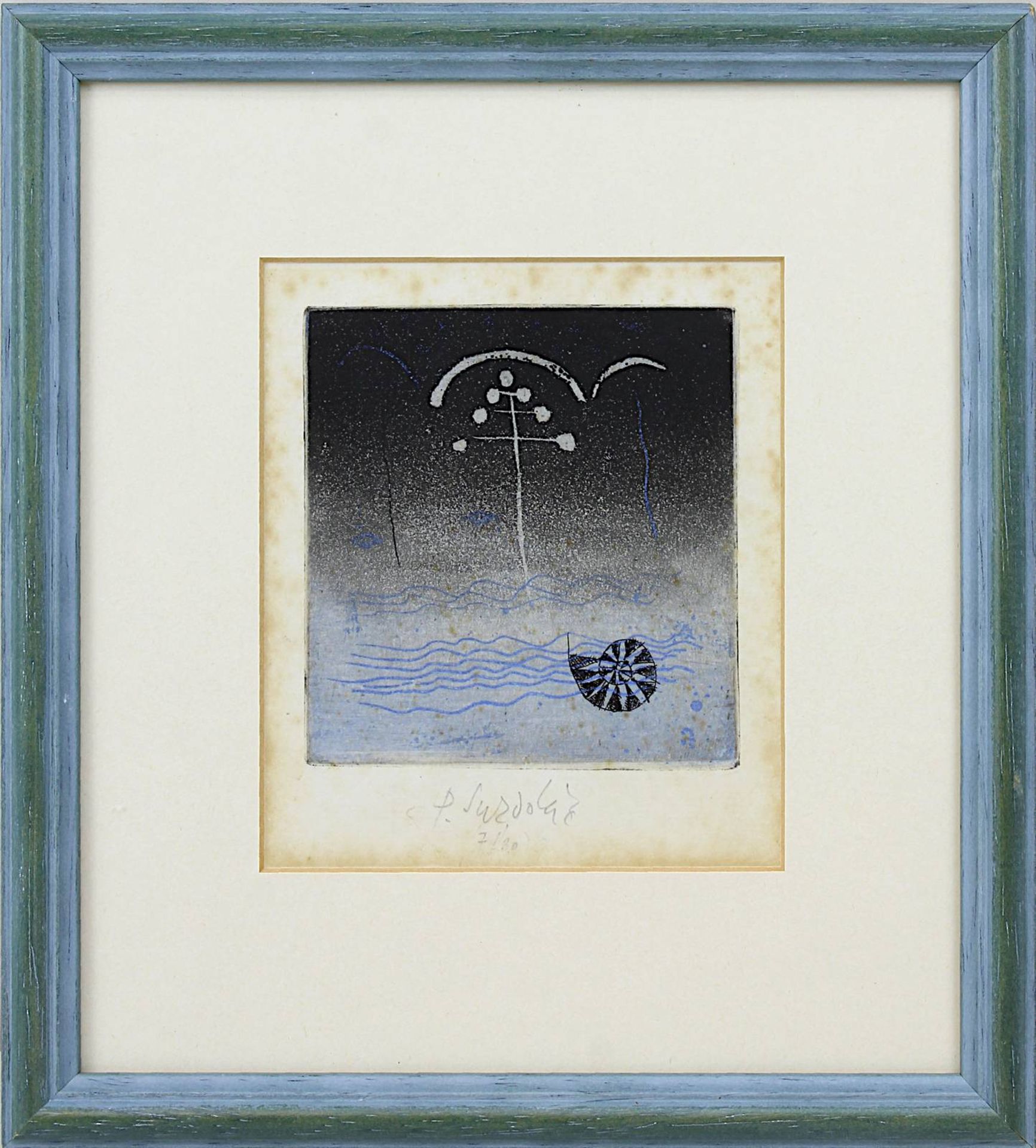 Sukdolak, Pavel (Humpolec/Tschechien 1925 - 2022), 5 kleine Radierungen, jew. am unteren Rand - Image 3 of 6
