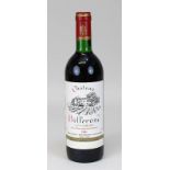 Eine Flasche 1986er Château Bi Perond, Saint-Emilion, Geronde, St-Hippolyte, Füllhöhe Halsansatz,