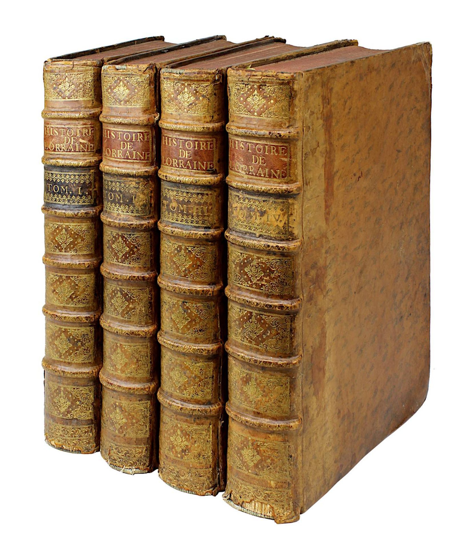 Calmet, Augustin "Histoire Ecclesiastique et civile de Lorraine", Tome I-III, Nancy 1728, und Tome