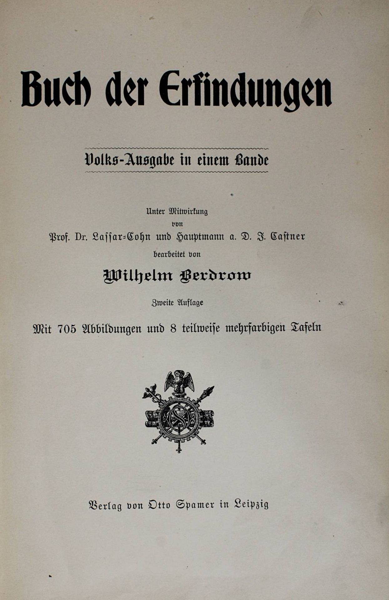 Lueger, Otto "Lexikon der gesamten Technik und ihrer Hilfswissenschaften", zweite Auflage, 8 - Bild 3 aus 3
