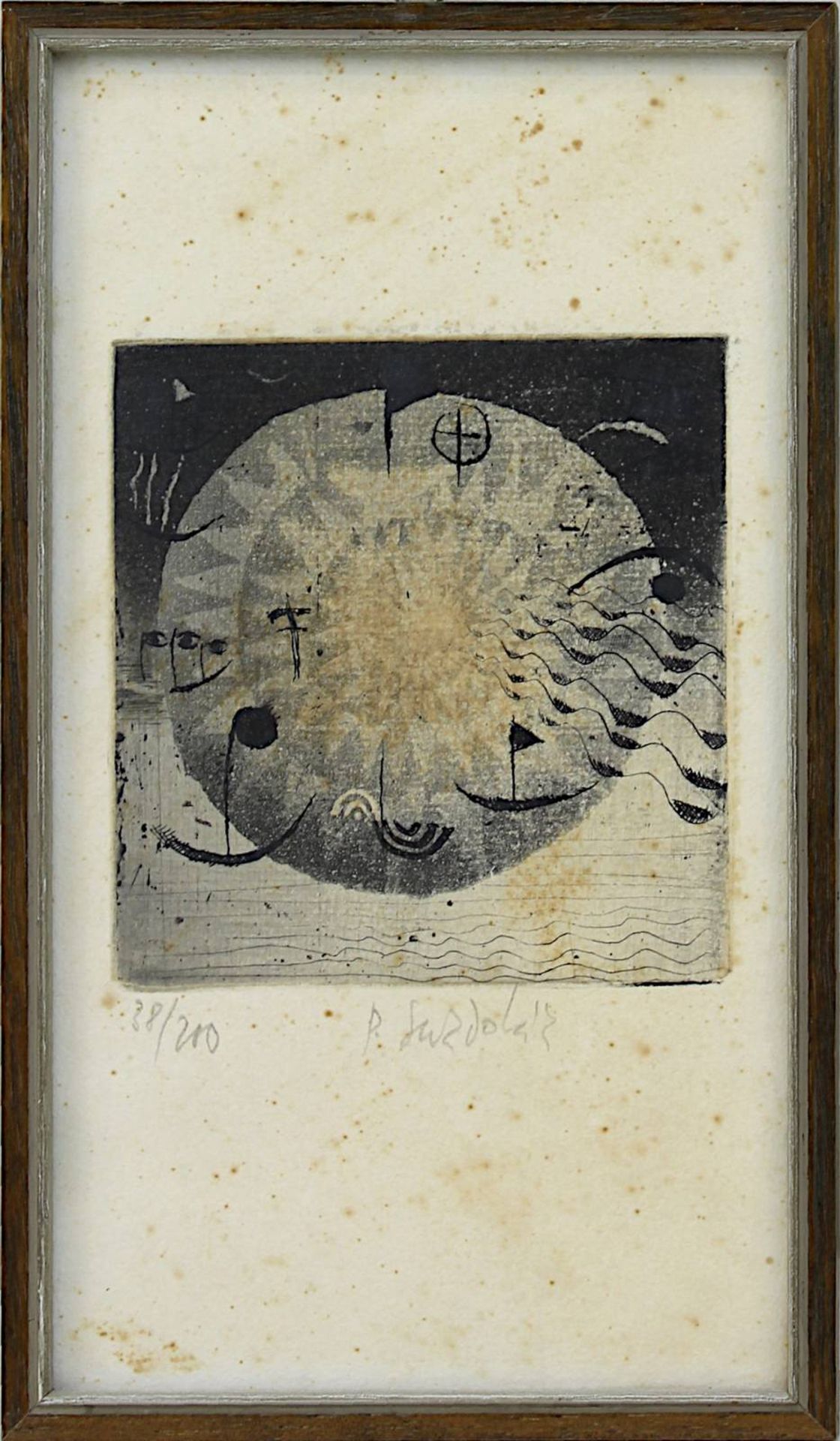 Sukdolak, Pavel (Humpolec/Tschechien 1925 - 2022), 5 kleine Radierungen, jew. am unteren Rand - Image 5 of 6