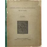 Dr. Kassel "Ofenplatten und Plattenöfen im Elsass", Straßburg 1903, Broschur, Einband besch., mit