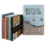 Sechs Bücher bzw. Reprints zu Atlanten bzw. Kartenkunde 2. H. 20. Jh.: Atlas Maior aus dem Jahr 1665