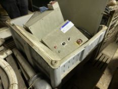 Contents of Plastic Dolav Box, including control panels (DOLAV BOX EXCLUDED). Site location