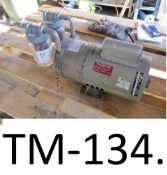 Gast Single Phase Vacuum Pump Set, free loading onto purchasers transport - Yes, item located in