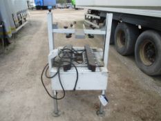 Case Taping Machine (incomplete), 500mm wide on rollers. Lot located Bretherton, Lancashire. Lot