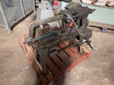 Rapidor Manchester Metal Hacksaw, with electric motor drive. Lot located at Spilsby Road, Boston,