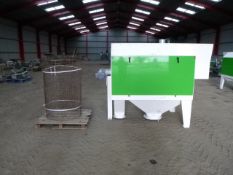 Rotary Pre Cleaning Separator, single screen with two outlets, year of manufacture 2008, 0.55kW,