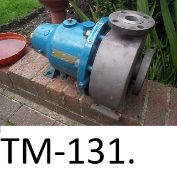 Titanium Bareshaft Centrifugal Pump (unused), 2in x 1in flanged ports, free loading onto