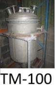 Stainless Steel Reactor Body, which has a stainless steel jacket which is rated at 120psi and full