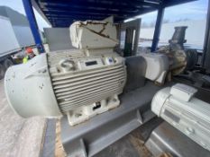 Bornemann STAINLESS STEEL CASED PUMP, serial no. 112157, with 22kW electric motor drive. Lot located