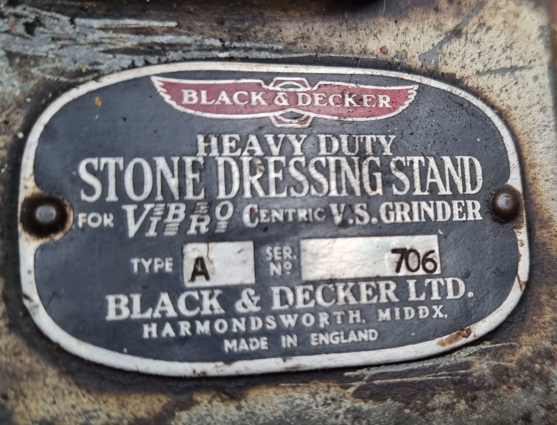 Two Black and Decker Heavy Duty Stone Dressing Stands (in original cases), loading free of - Image 3 of 4