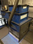 Richard Simon 25/ 50kg LOAD CELL PACKING WEIGHER, machine no. 20075, with intake chute, Richard