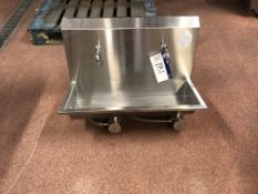 Two Station Wall Mounted Knee Operated Sink, approx. 800mm x 400mm, item located in Bury St Edmunds,