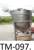 APV 1000L Stainless Steel Vessel, with stainless steel jacket which is pressure rated the unit has a