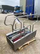 Nieros Stainless Steel Boot Cleaner. Lot located Bretherton, Lancashire. Lot loaded free of charge