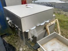 Three Assorted Stainless Steel Control Panels, on one pallet. Lot located Bretherton, Lancashire.