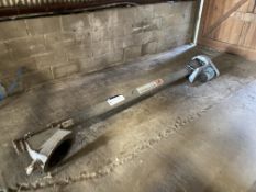 Brice Baker 120mm dia. Auger, year of manufacture 1980's, dimensions approx. 2.9m long, purchaser