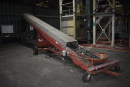 InterStore SWIFTLIFT MOBILE INCLINED PROFILED BELT ELEVATOR, serial no. SL-111511416, approx.