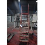 Eight Rise Mobile Warehouse Ladder (free dismantli