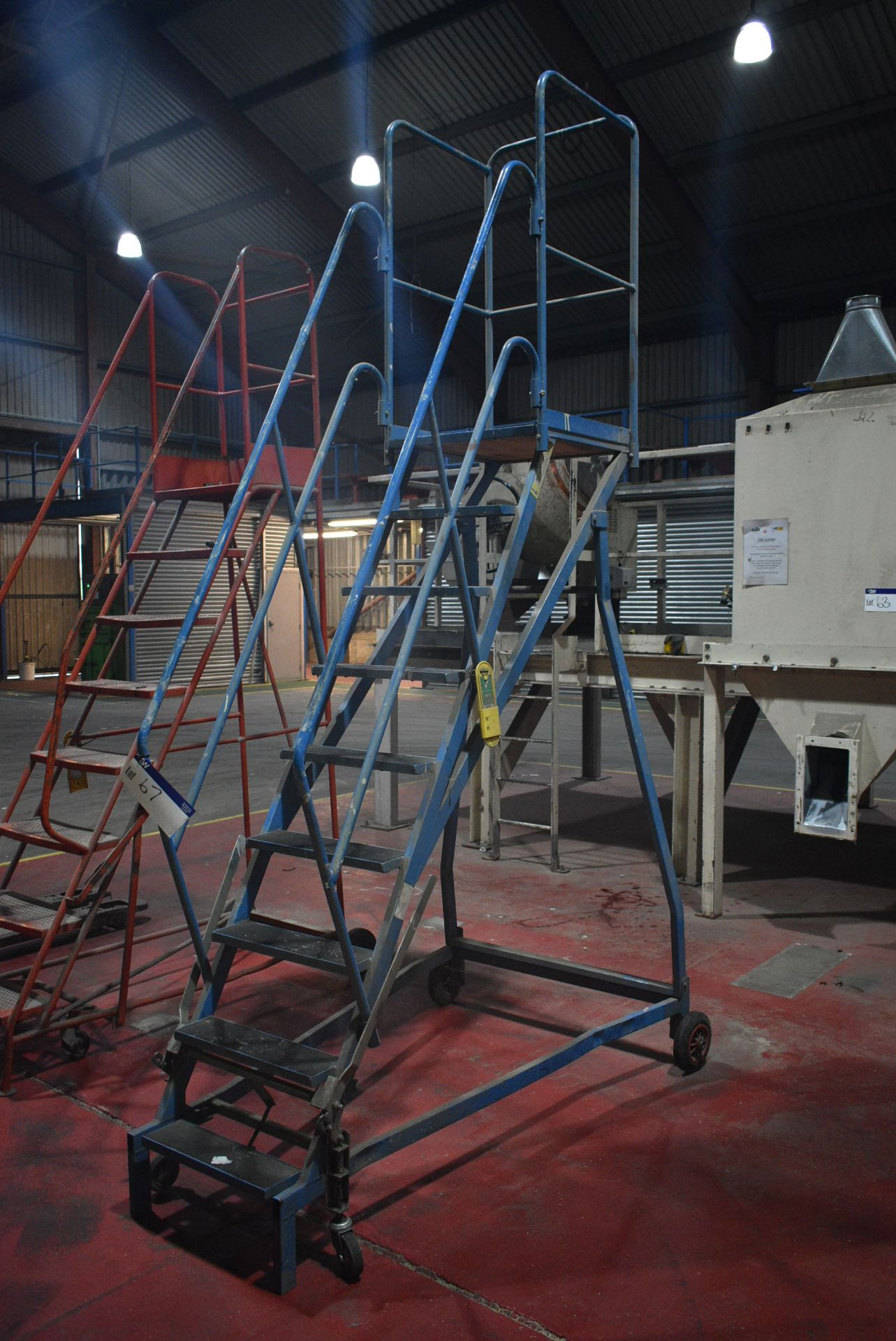 Nine Rise Mobile Warehouse Ladder (free dismantlin