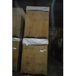 16 Timber Tote / Product Holding Boxes, each approx. 1.52m x 1.15m x 2.07m deep overall, with covers