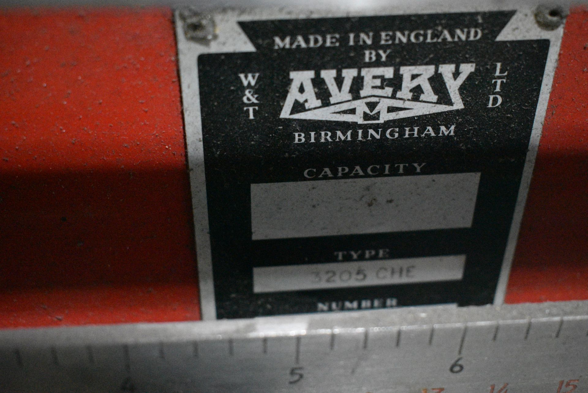 Avery 3205 CHE 110kg capacity Dial Indicating Portable Platform Weighing Machine, serial no. S- - Image 3 of 4